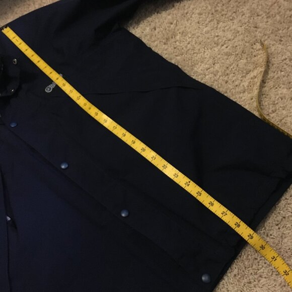 Vintage Canadian Banff Designs Gore-Tex Navy Classic Windbreaker Hooded Coat - Picture 15 of 16